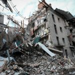 Prédio destruído por ataque