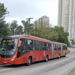 Ônibus do transporte coletivo