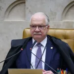 Ministro Edson Fachin em sessão do Supremo Tribunal Federal.