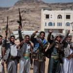 Integrantes do grupo houthi no Iêmen. Imagem de arquivo.