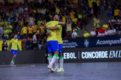 Brasil conquista tricampeonato da Copa das Nações de Futsal