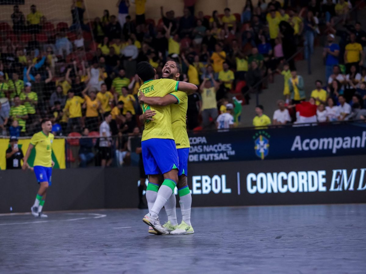 Brasil conquista tricampeonato da Copa das Nações de Futsal