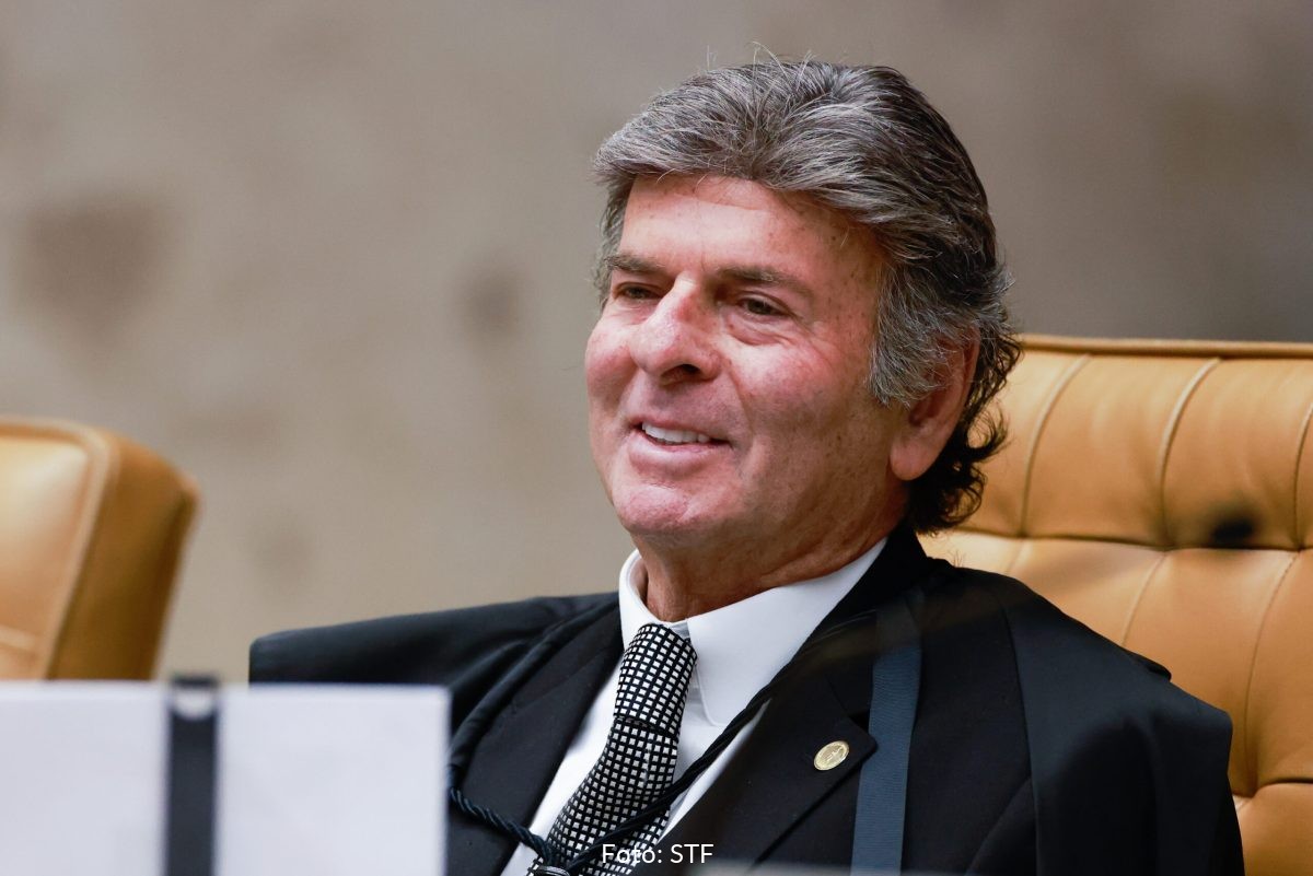 Ministro Luiz Fux durante sessão do STF