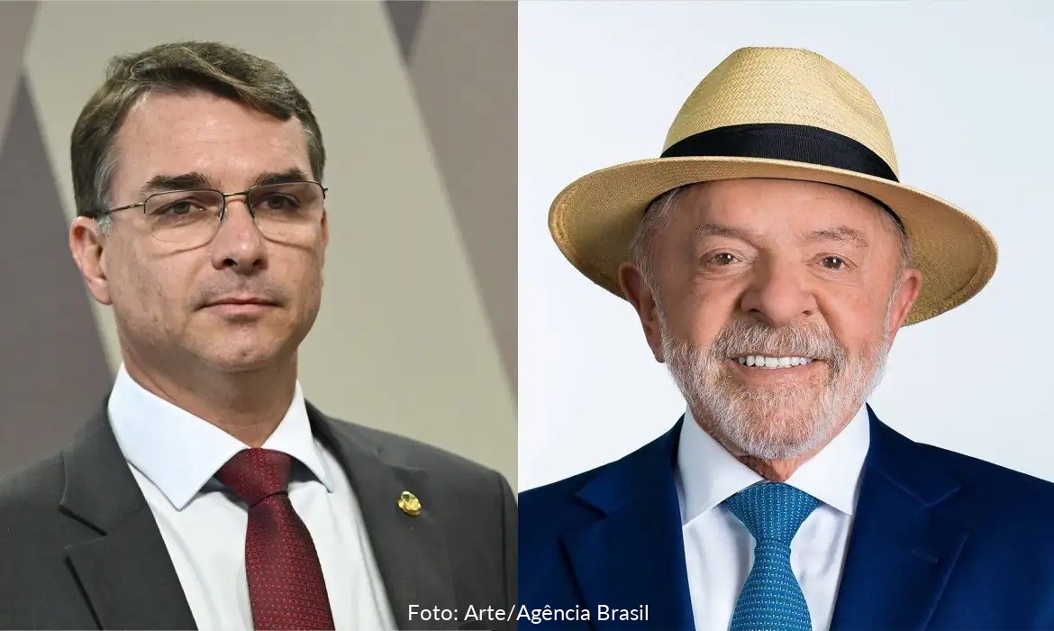 PoderData aponta Flávio com 52% e Lula com 48% dos votos válidos